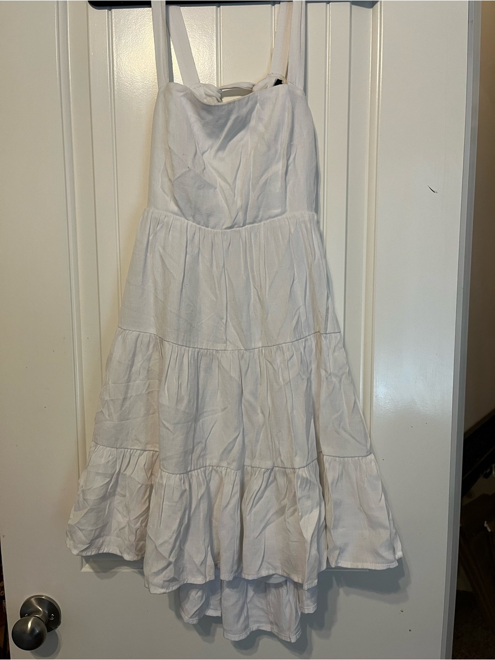 Trixxi White Tiered Sundress